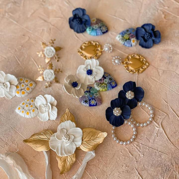 Murano Earrings, murano jewelry, pearls and bridal jewelry 