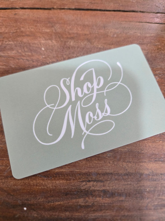 Shopmoss gift card