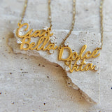 Dolce Vita | Script Necklace