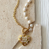Pasta Over People | Pearl Necklace