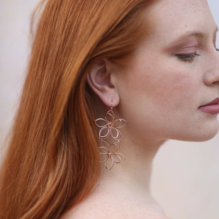 Moselle | Rose Gold earrings