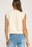 Sleeveless knit top