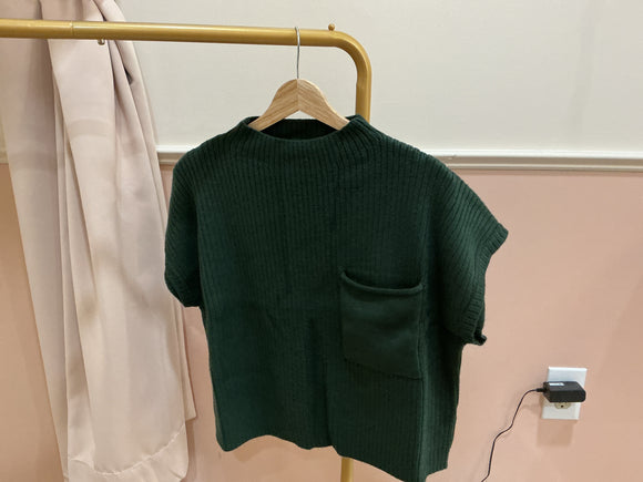 Knit Ribbed Top (short sleeve)