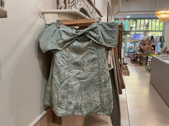 Sage Formal Mini Dress