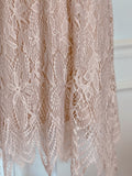 Light Blush/Beige Lace Dress